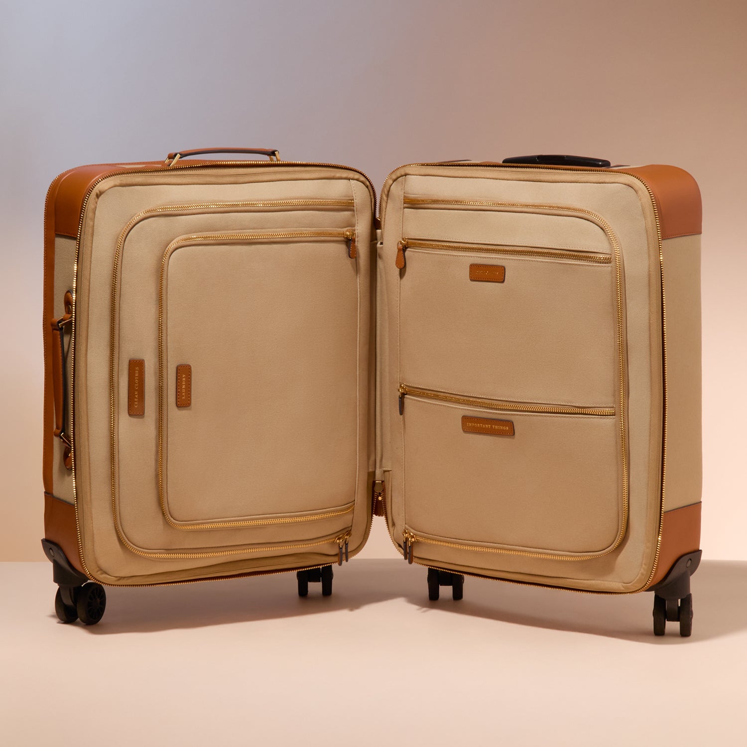 Bespoke Walton Short-Haul Suitcase -

          
            Canvas in Natural/Tan -
          

          Anya Hindmarch US
