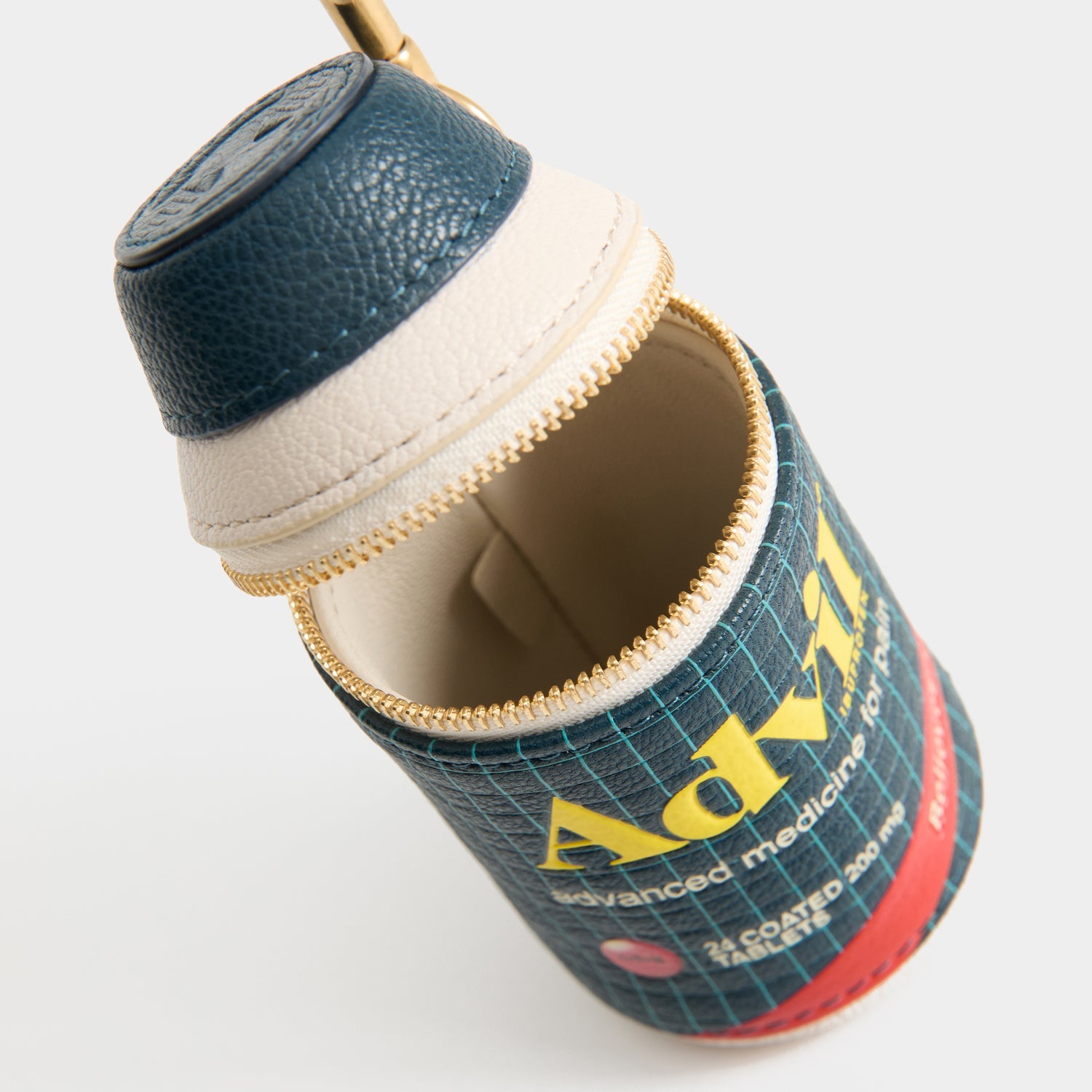 Anya Brands Advil Coin Purse -

          
            Capra Leather in Petrol Blue -
          

          Anya Hindmarch US
