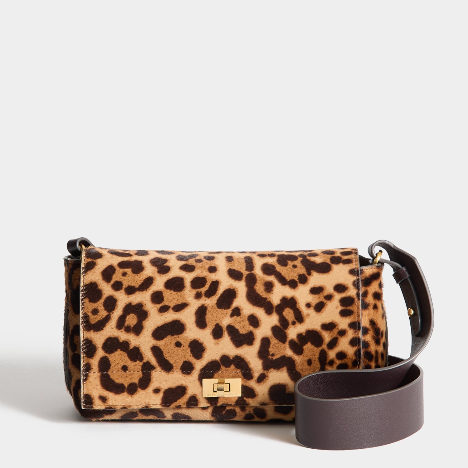 Mortimer Leopard Cross-body -

          
            Calf Leather in Leopard -
          

          Anya Hindmarch US
