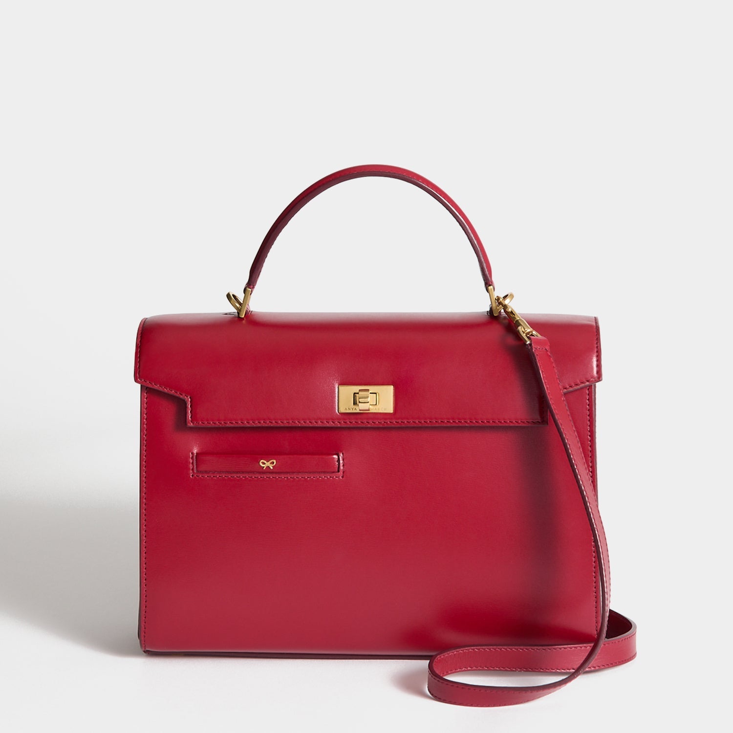 Mortimer Top Handle -

          
            Calf Leather in Vampire -
          

          Anya Hindmarch US
