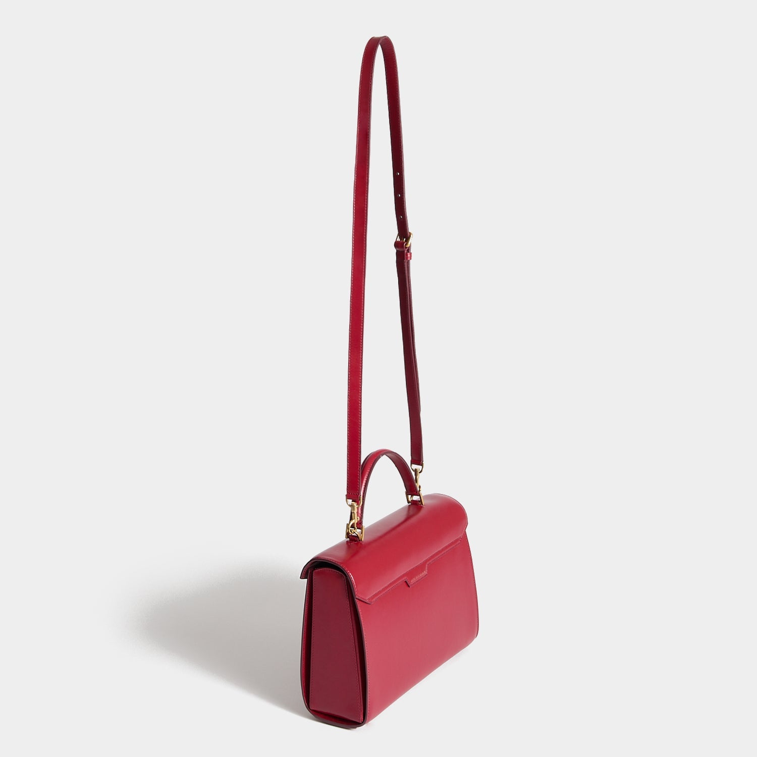 Mortimer Top Handle -

          
            Calf Leather in Vampire -
          

          Anya Hindmarch US
