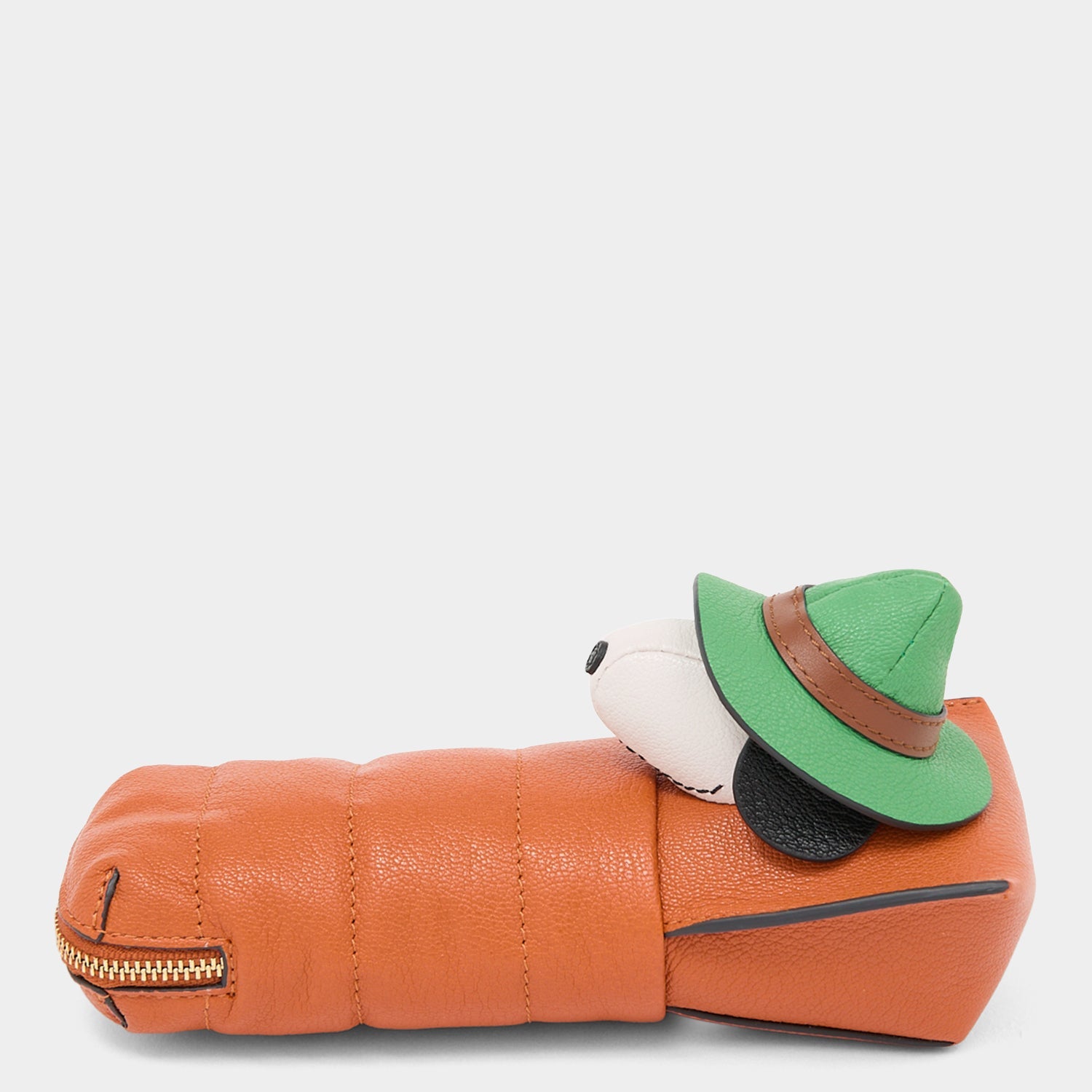 Peanuts Snoopy Pencil Case -

          
            Capra Leather in Dark Clementine Orange -
          

          Anya Hindmarch US
