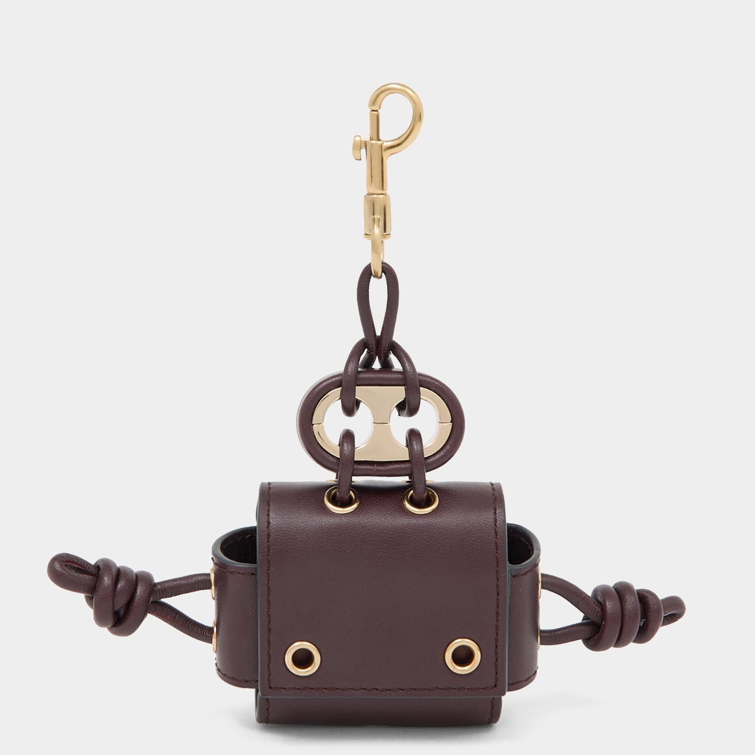 Character Earphone Case Charm -

          
            Smooth Leather in Grape Purple -
          

          Anya Hindmarch US
