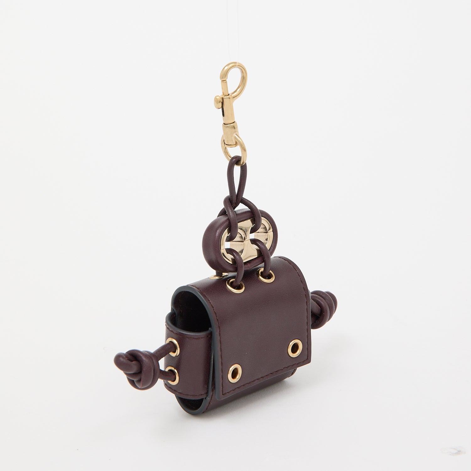 Character Earphone Case Charm -

          
            Smooth Leather in Grape Purple -
          

          Anya Hindmarch US
