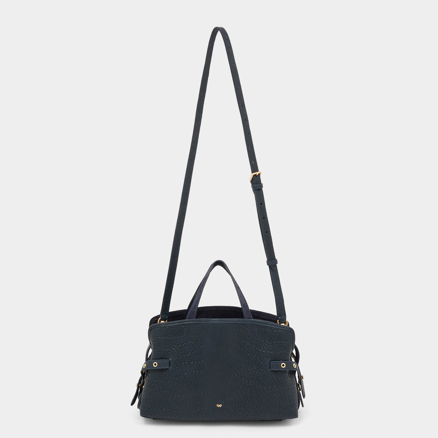 Wilson Eyelet Cross-body -

          
            Suede in Marine Blue -
          

          Anya Hindmarch US
