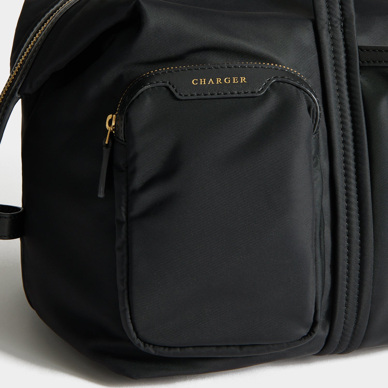 anya hindmarch dark blue mini backpack Anya Hindmarch In-Flight Bag Black