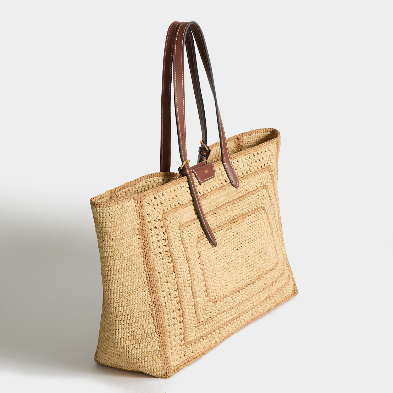 Raffia E/W Bow Tote | Anya Hindmarch US