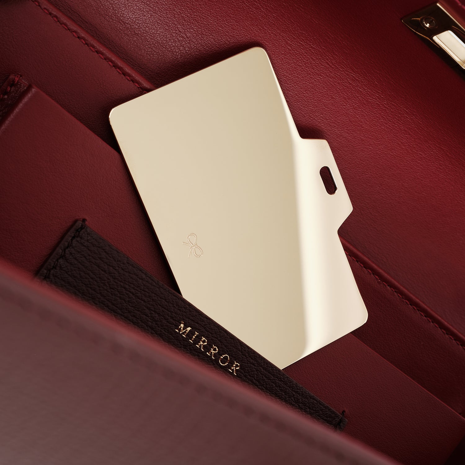 Mortimer Clutch -

          
            Crosshatch Leather in Barolo Red  -
          

          Anya Hindmarch US
