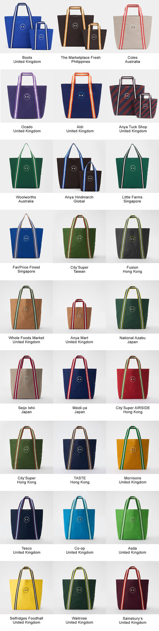 【限定】ANYA HINDMARCH Universal bag セット Anya Hindmarch Universal Bag – set of 2 | Anya Hindmarch US