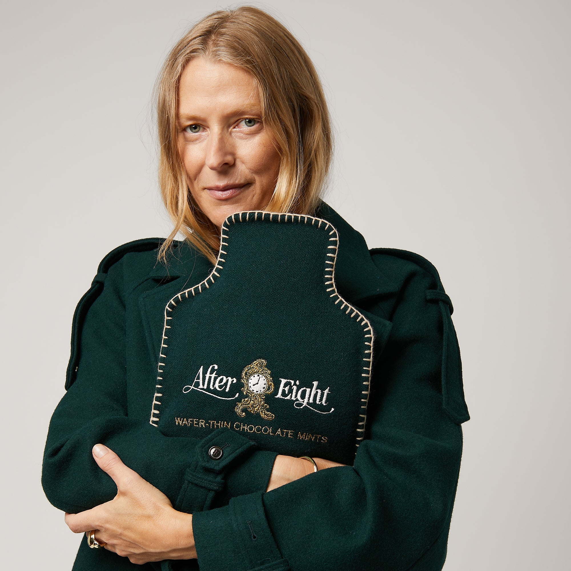 After Eight Hot Water Bottle Cover -

                  
                    Lambswool in Dark Holly -
                  

                  Anya Hindmarch US
