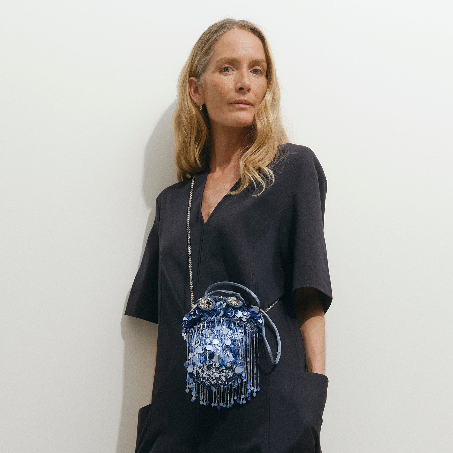 Jellyfish Cross-body -

          
            Sequins in Sky Blue -
          

          Anya Hindmarch US
