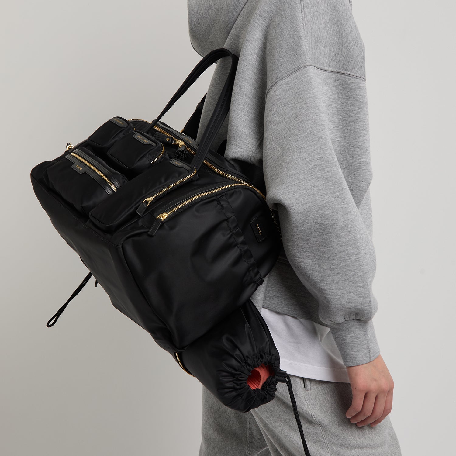 Gym Bag -

          
            Regenerated ECONYL® Nylon in Black -
          

          Anya Hindmarch US
