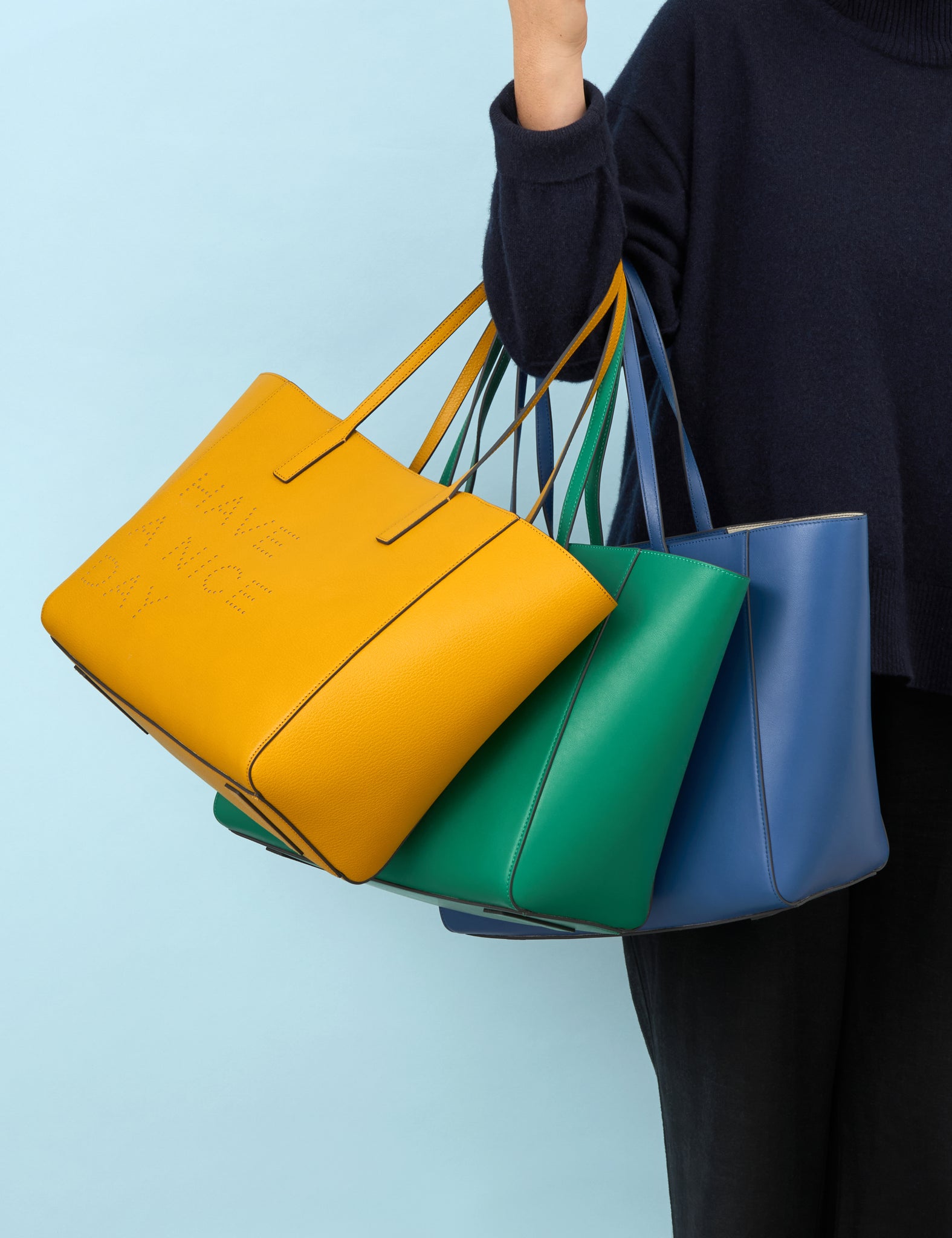 Have a Nice Day Ebury Tote -

          
            Smooth Leather in Emerald -
          

          Anya Hindmarch US
