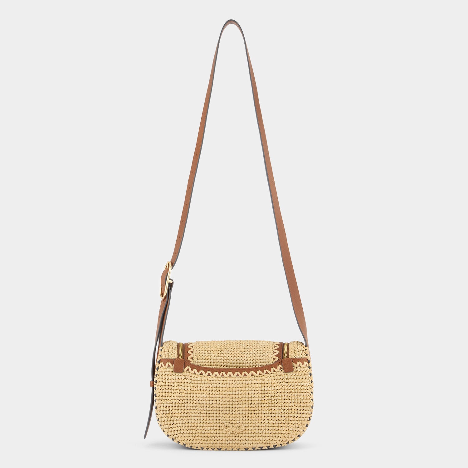 Vere Raffia Small Cross-body -

          
            Raffia in Natural -
          

          Anya Hindmarch US
