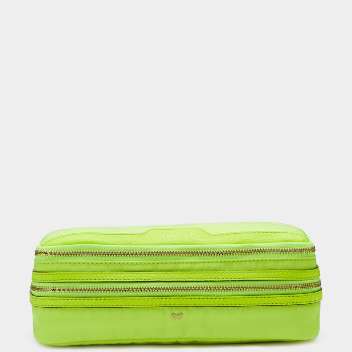 Make-Up Pouch -

          
            Nylon in Neon Yellow -
          

          Anya Hindmarch US
