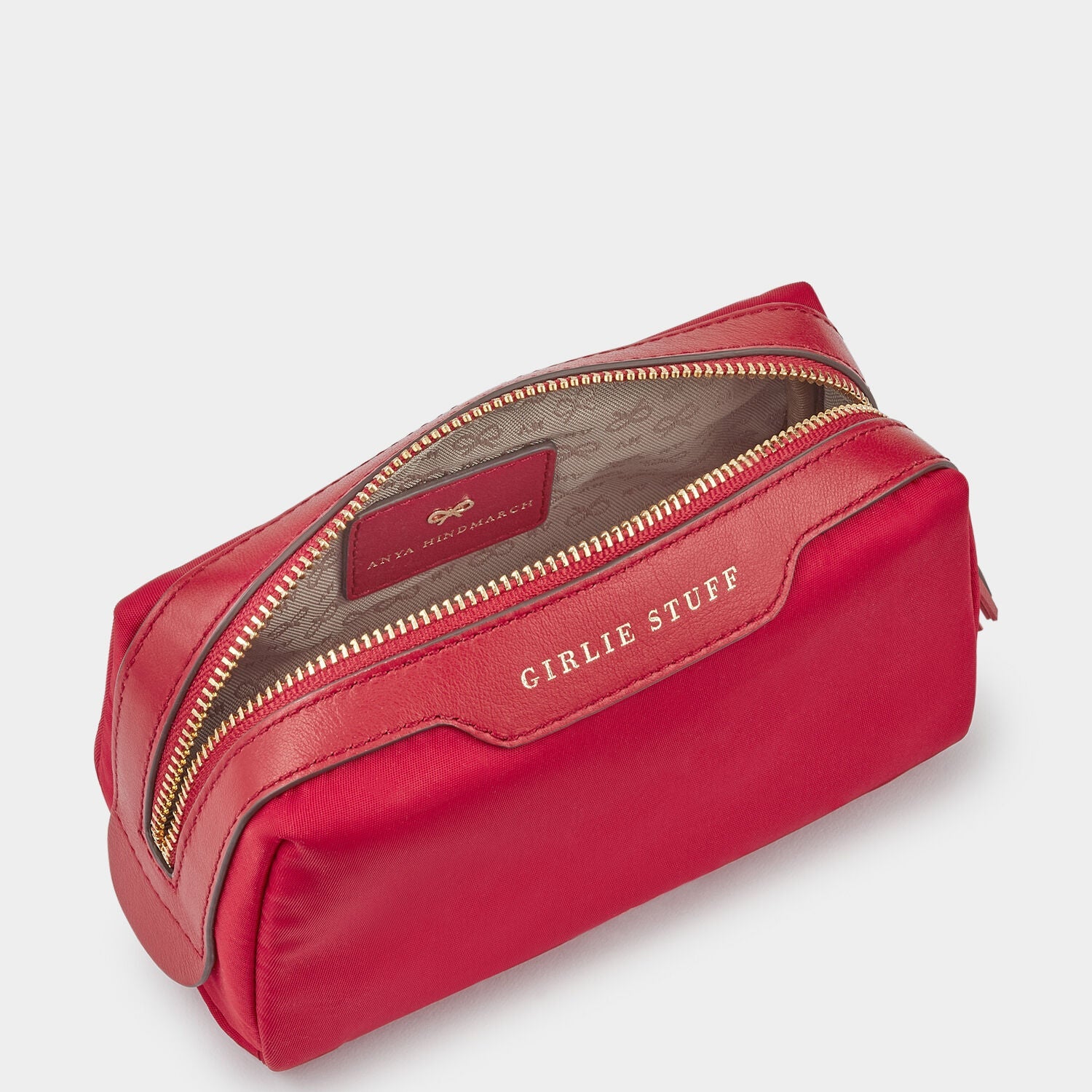 Girlie Stuff Pouch -

          
            Recycled Nylon in Red -
          

          Anya Hindmarch US
