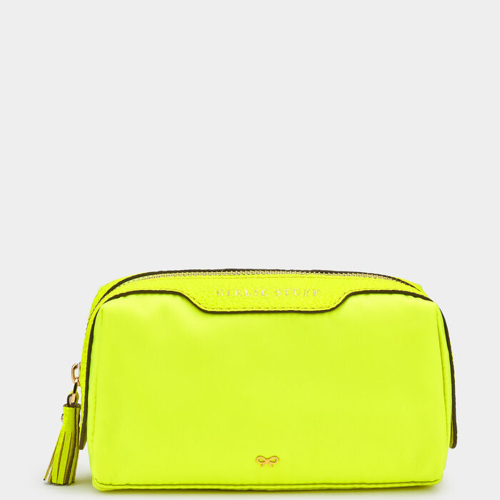 Girlie Stuff Pouch -

          
            Nylon in Neon Yellow -
          

          Anya Hindmarch US
