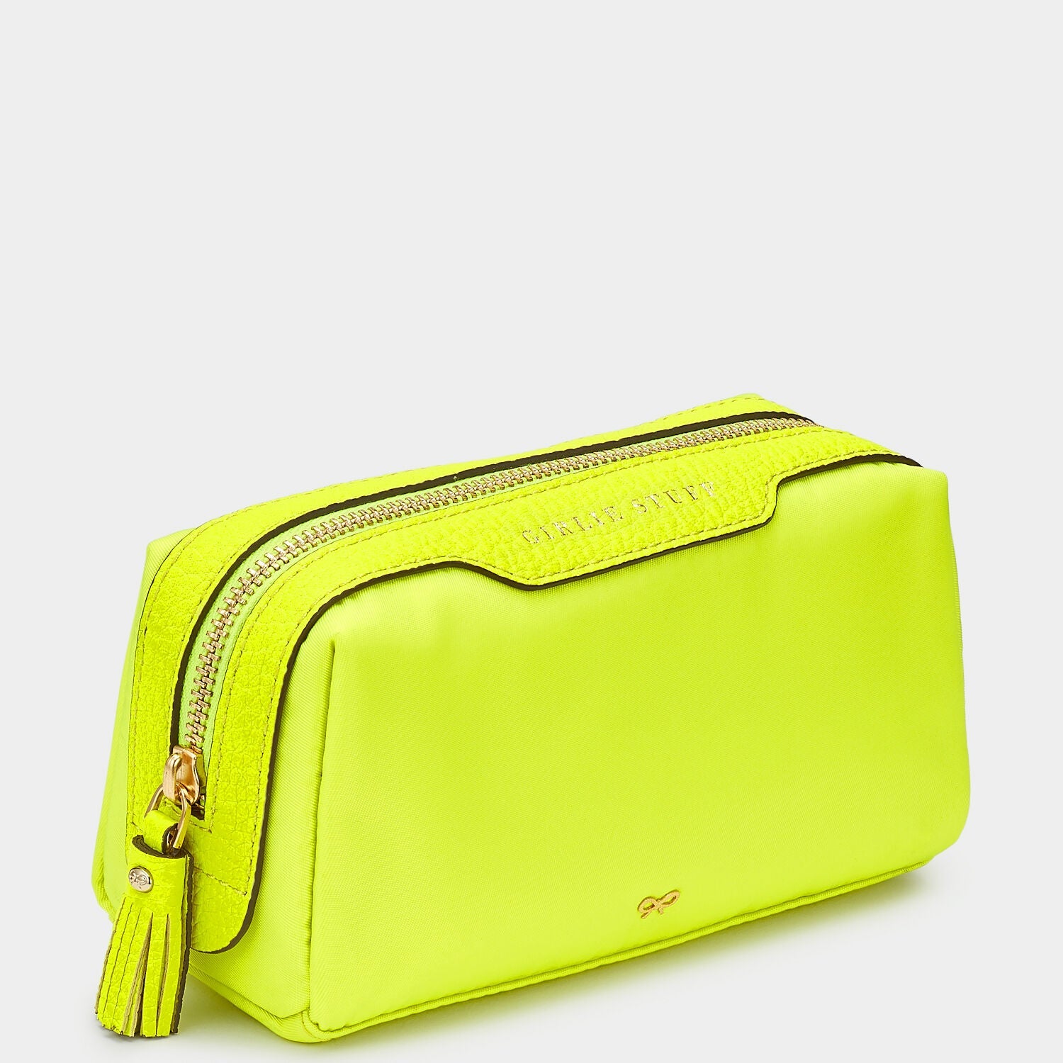 Girlie Stuff Pouch -

          
            Nylon in Neon Yellow -
          

          Anya Hindmarch US
