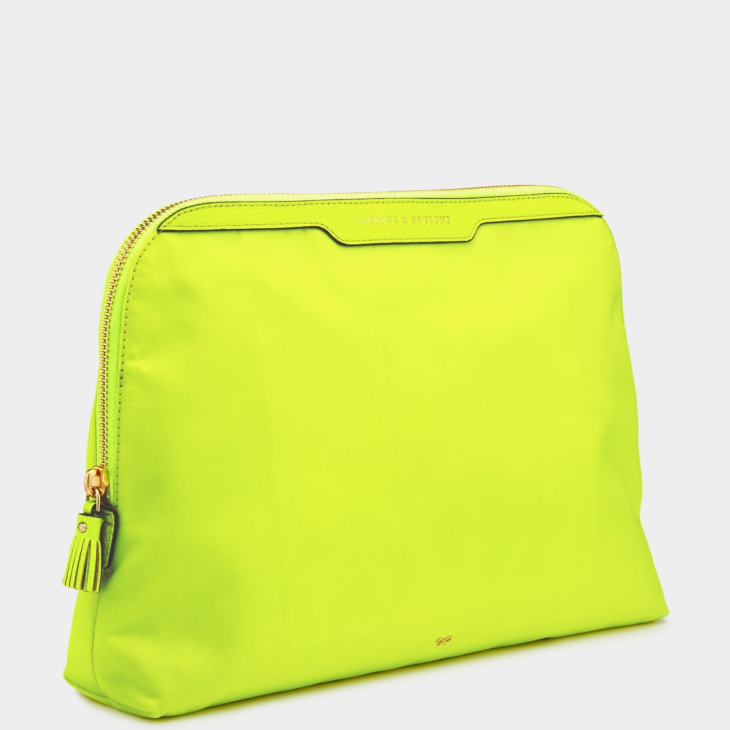 Lotions and Potions Pouch -

          
            Nylon in Neon Yellow -
          

          Anya Hindmarch US
