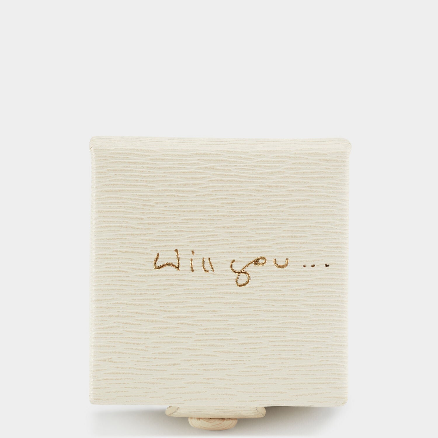 Bespoke Ring Box -

          
            London Grain Leather in Bone -
          

          Anya Hindmarch US
