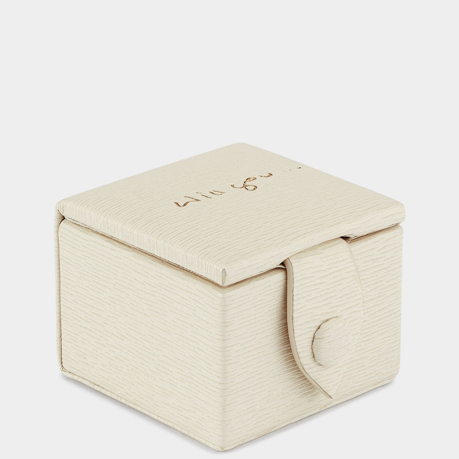 Bespoke Ring Box -

          
            London Grain Leather in Bone -
          

          Anya Hindmarch US
