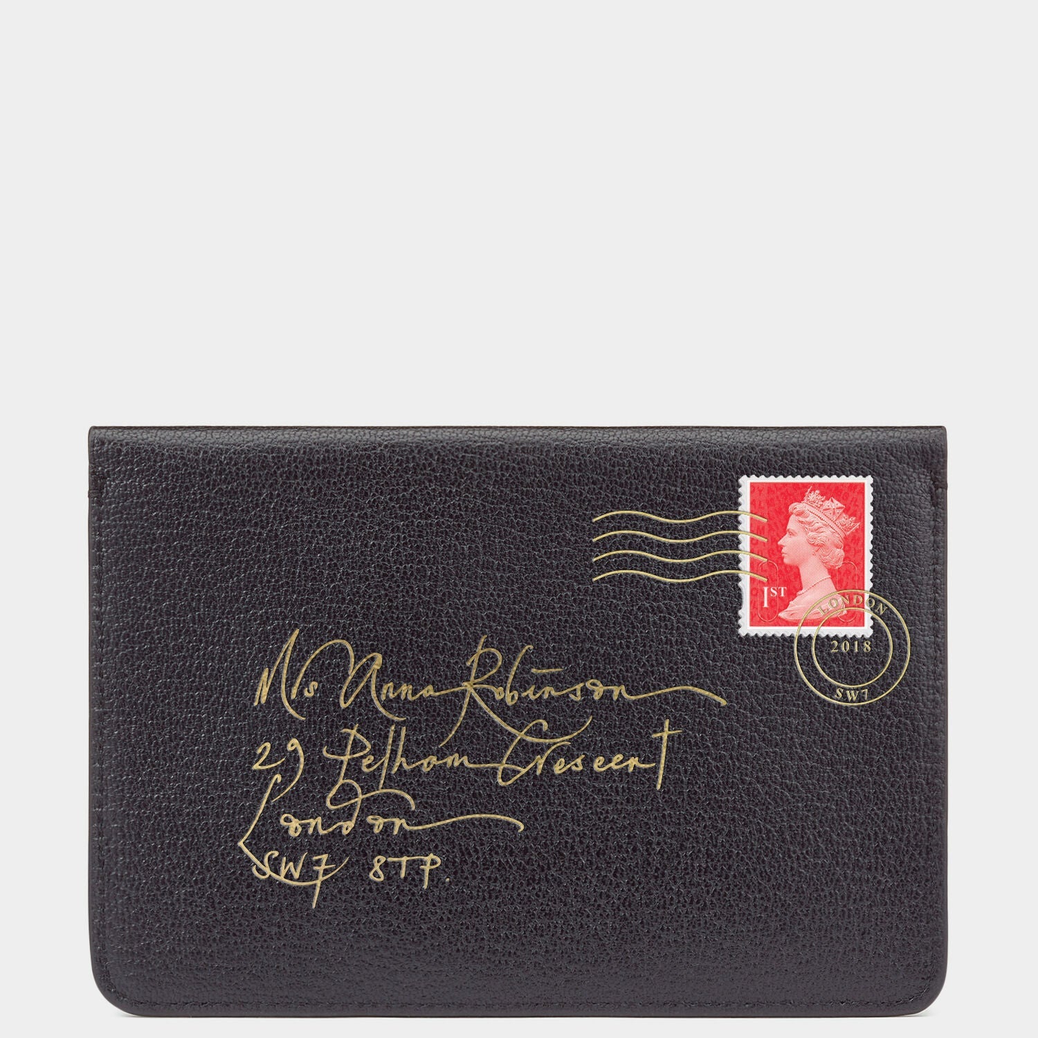 Envelope Passport Holder -

          
            Capra in Black -
          

          Anya Hindmarch US
