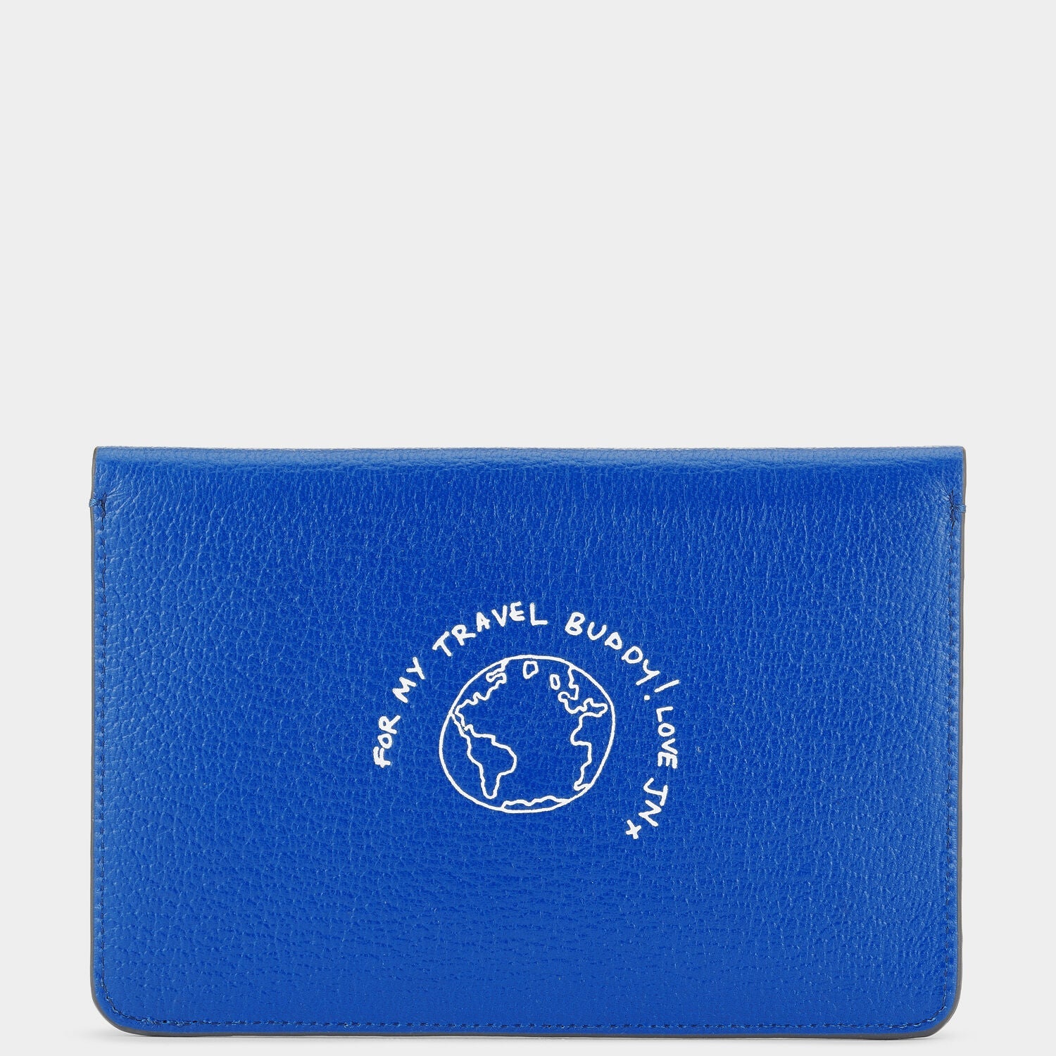 Envelope Passport Holder in Electric Blue Capra -

          
            Capra in Electric Blue -
          

          Anya Hindmarch US

