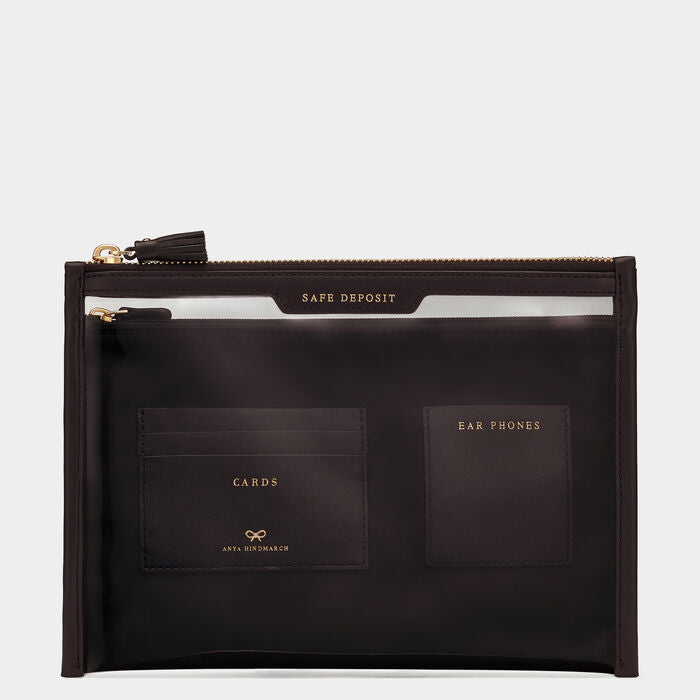 Safe Deposit Case -

          
            Econyl® in Black -
          

          Anya Hindmarch US
