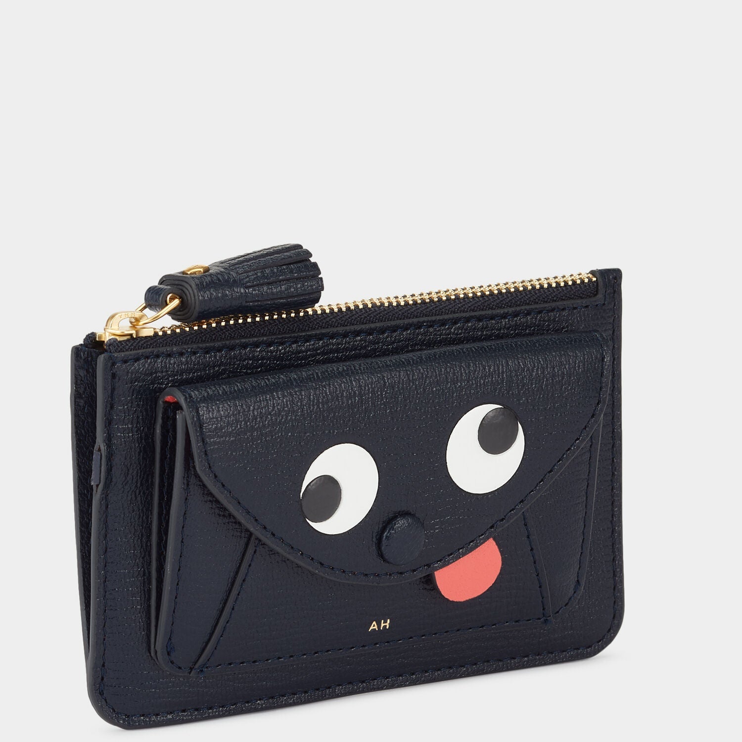 Zany Zipped Card Case -

          
            Capra in Marine -
          

          Anya Hindmarch US
