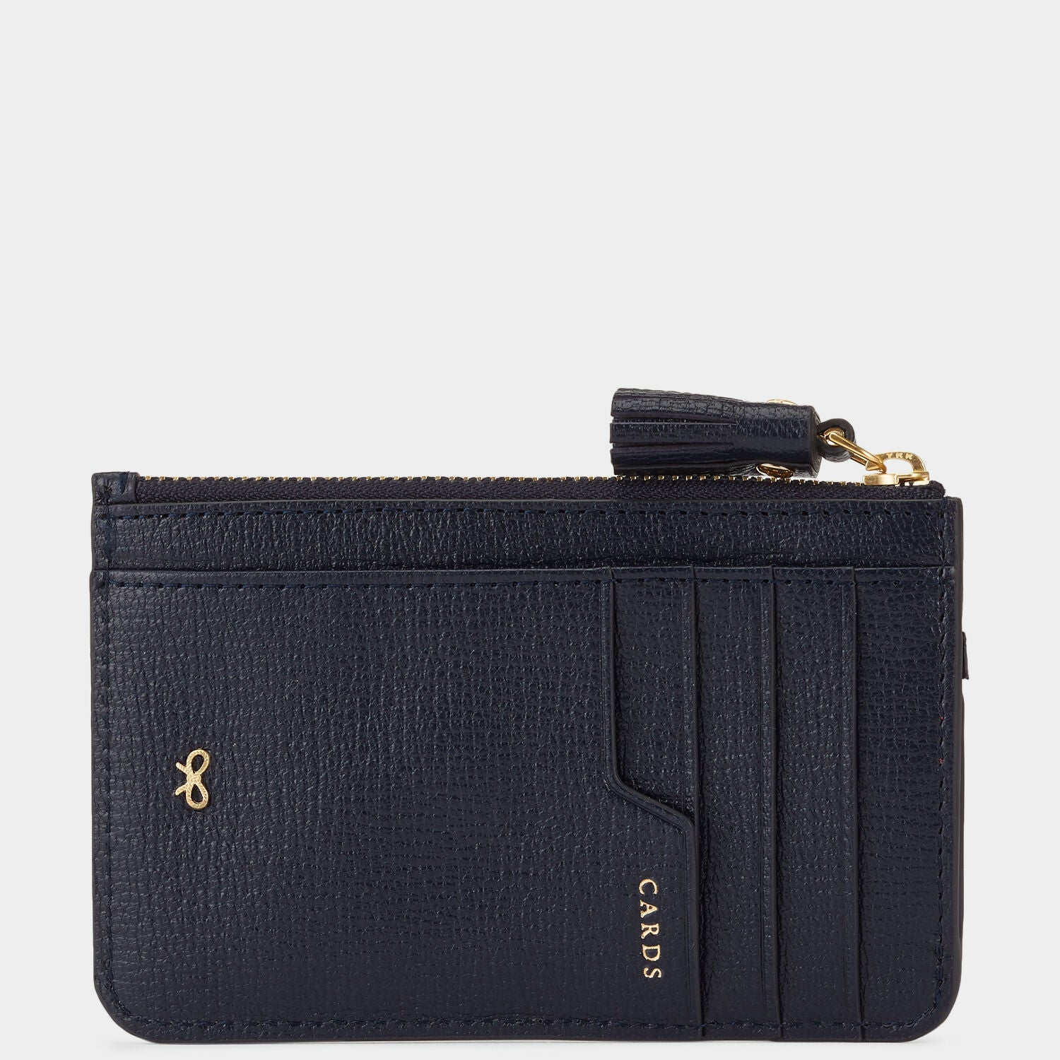 Zany Zipped Card Case -

          
            Capra in Marine -
          

          Anya Hindmarch US
