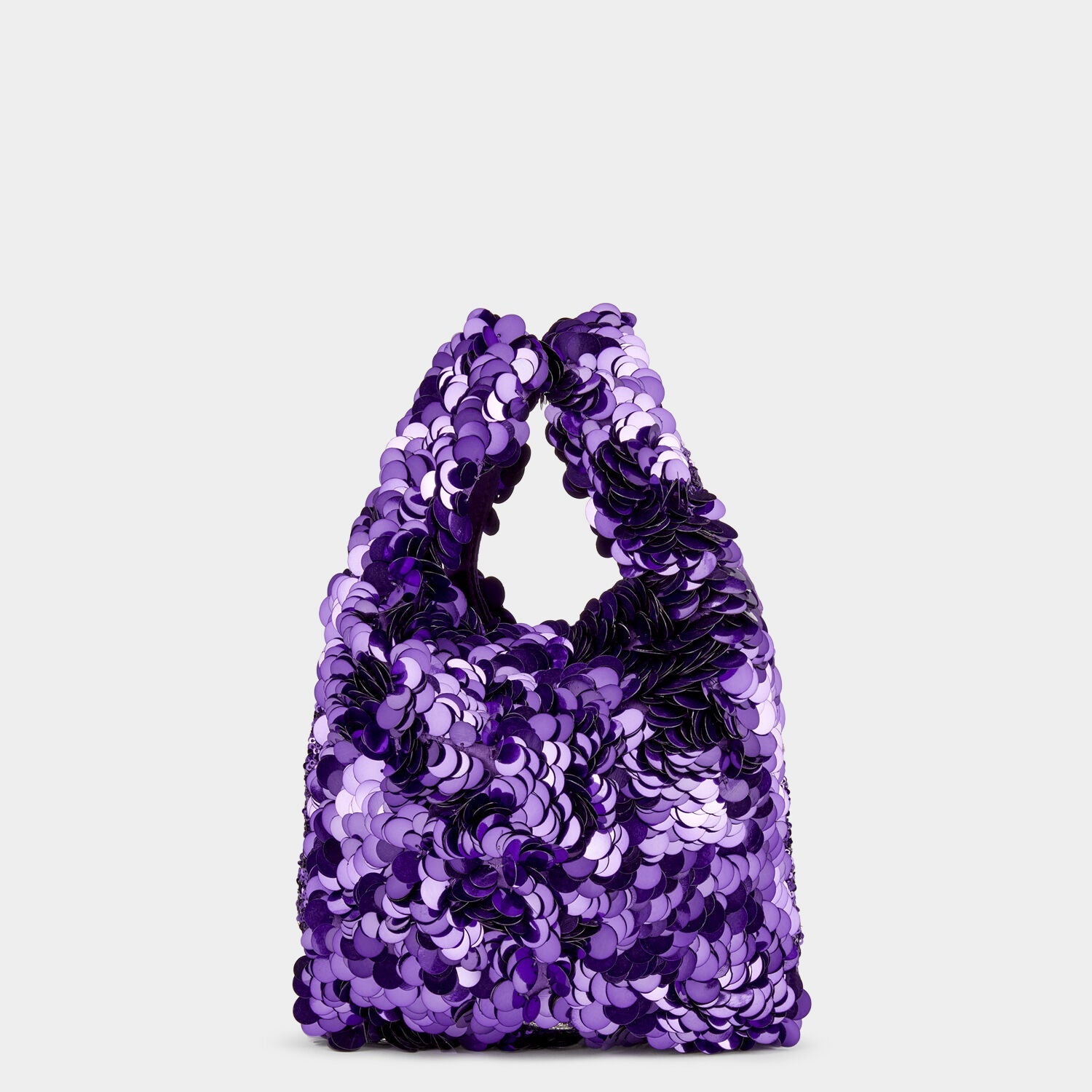 Anya Brands Dairy Milk Mini Tote -

          
            Sequins in Purple -
          

          Anya Hindmarch US
