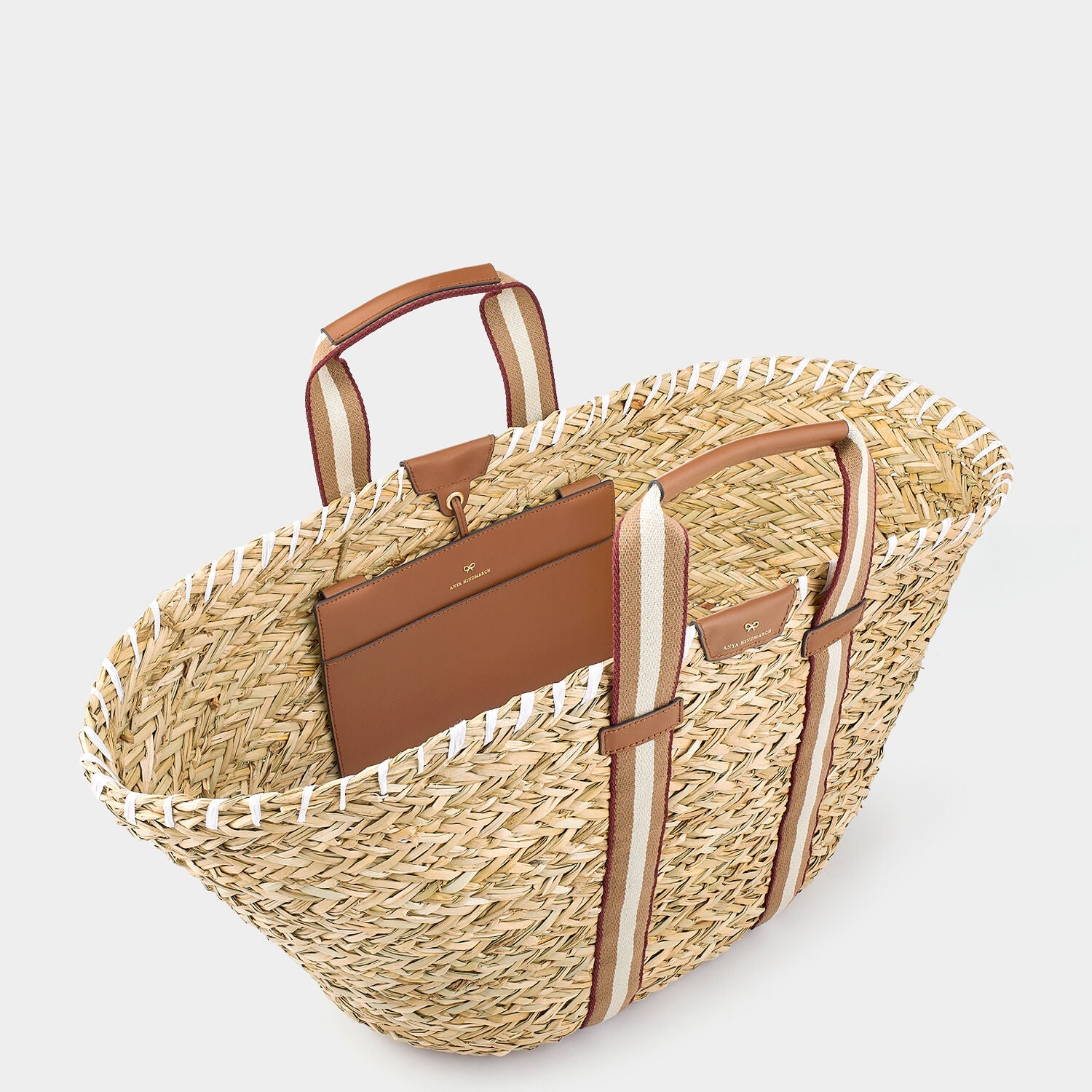 ＊【美品】anya hindmarch カゴバッグ　walton ＊ Large Walton Bespoke Basket Bag | Anya Hindmarch US