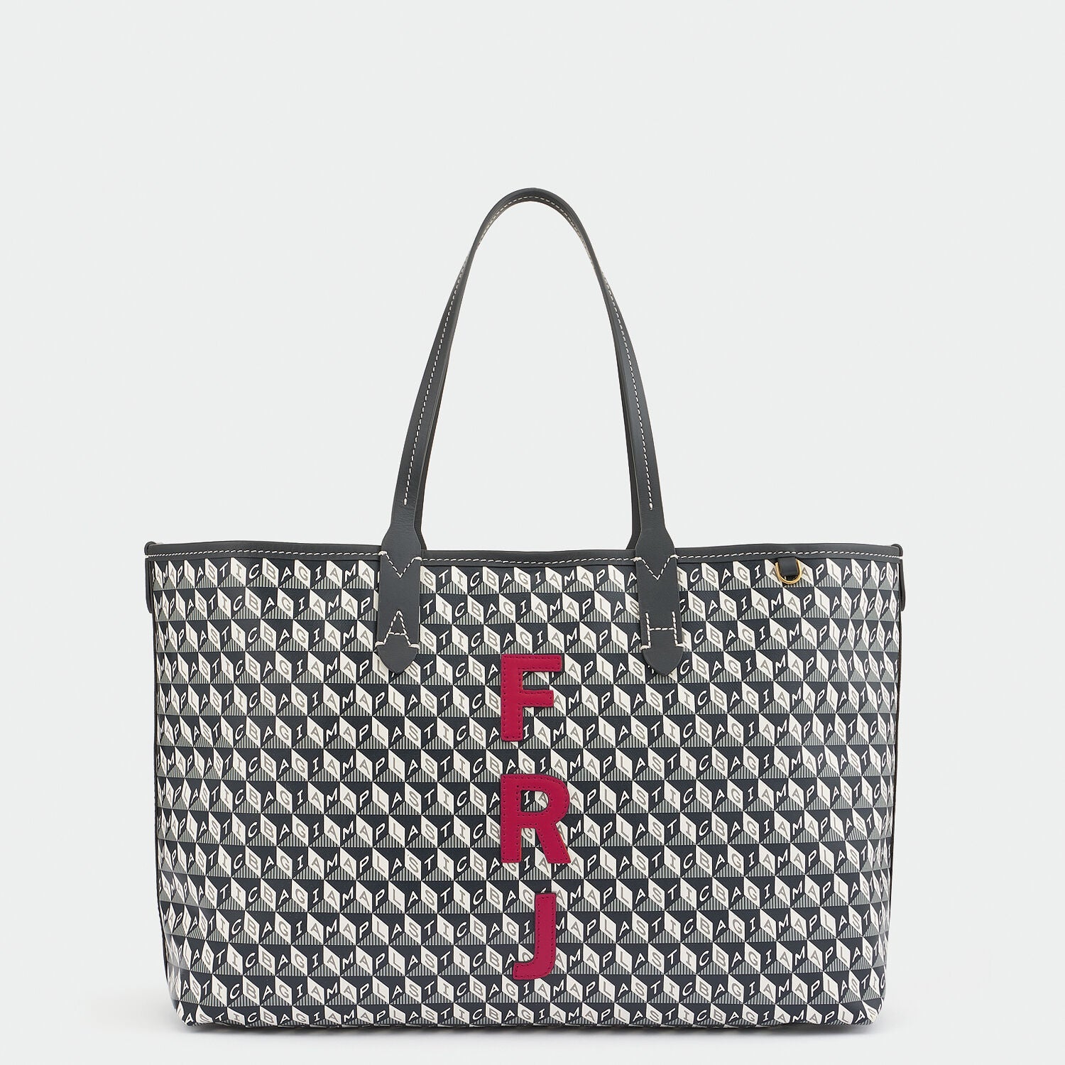 I Am A Plastic Bag Small Tote -

          
            Recycled Coated Canvas in Charcoal -
          

          Anya Hindmarch US
