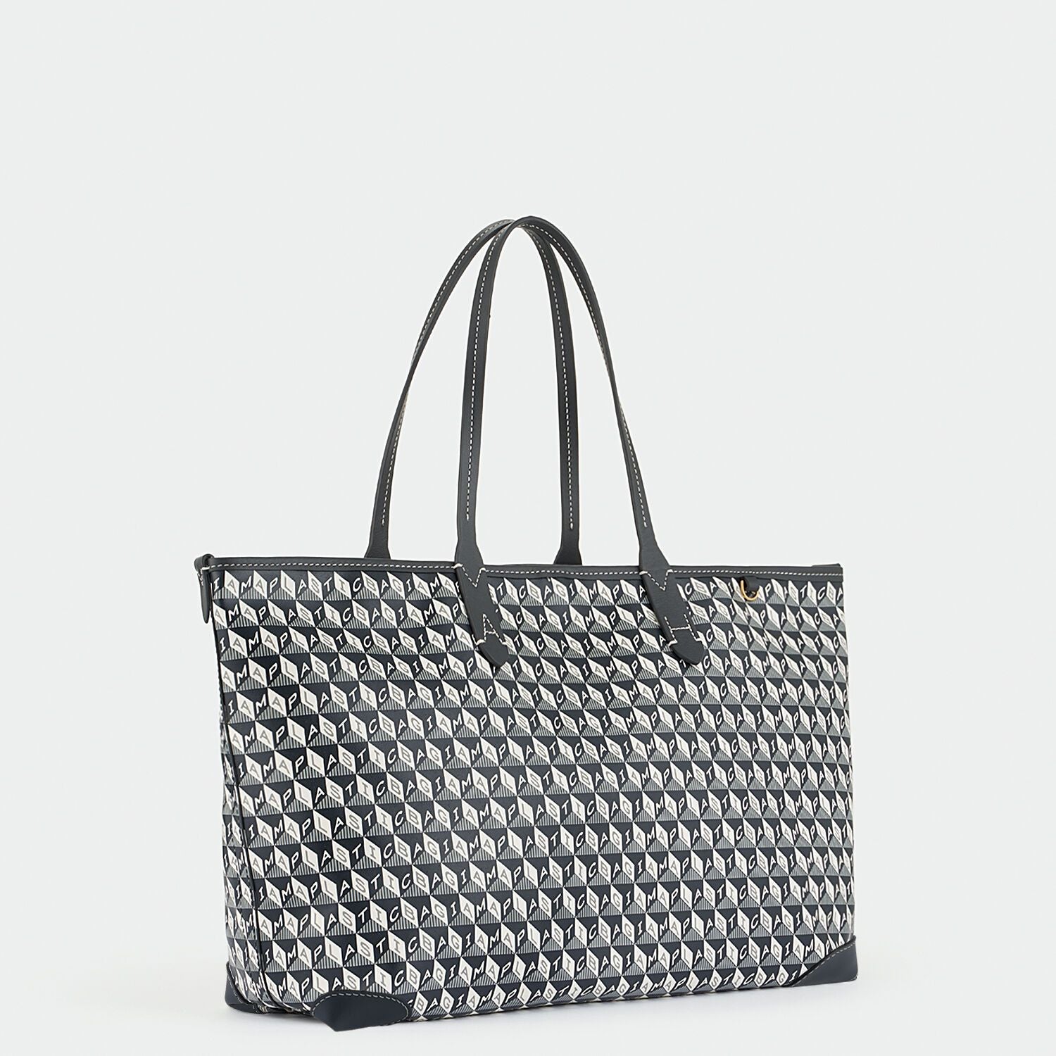 I Am A Plastic Bag Small Tote -

          
            Recycled Coated Canvas in Charcoal -
          

          Anya Hindmarch US
