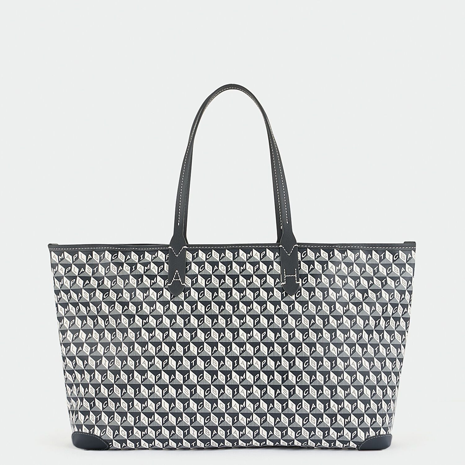 I Am A Plastic Bag Small Tote -

          
            Recycled Coated Canvas in Charcoal -
          

          Anya Hindmarch US
