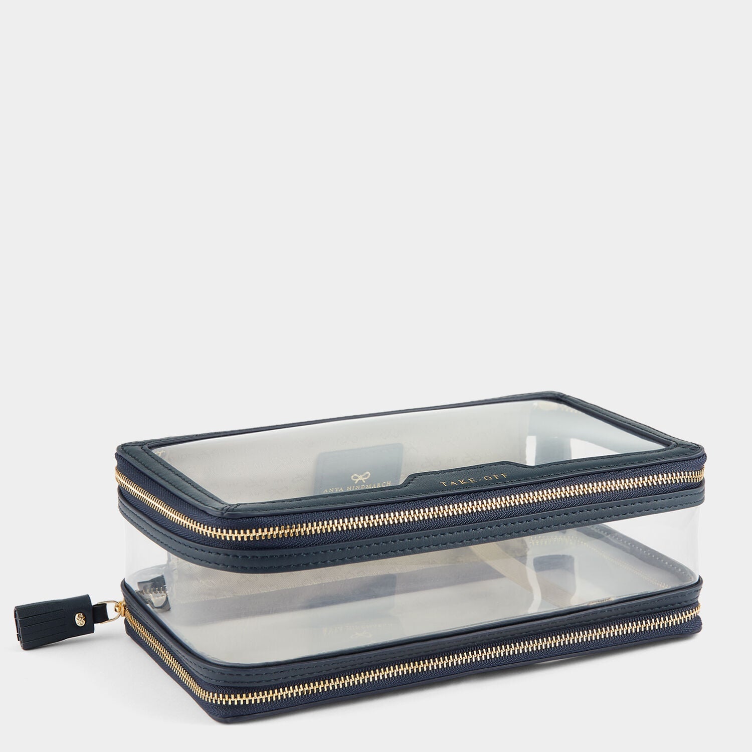 In-Flight Case -

          
            Capra in Clear/Marine -
          

          Anya Hindmarch US
