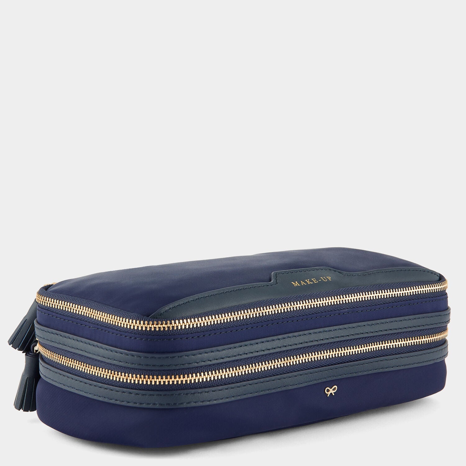 Make-Up Pouch -

          
            Econyl® Regenerated Nylon in Dark Marine -
          

          Anya Hindmarch US
