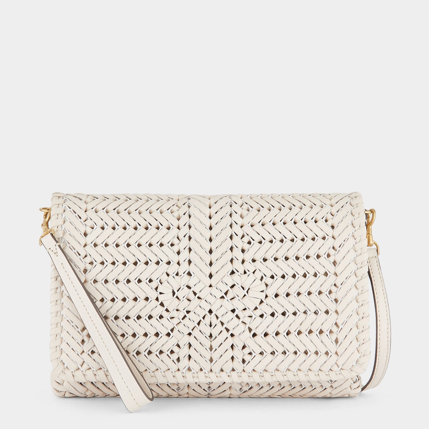 Neeson Cross-body -

          
            Capra Leather in Chalk -
          

          Anya Hindmarch US
