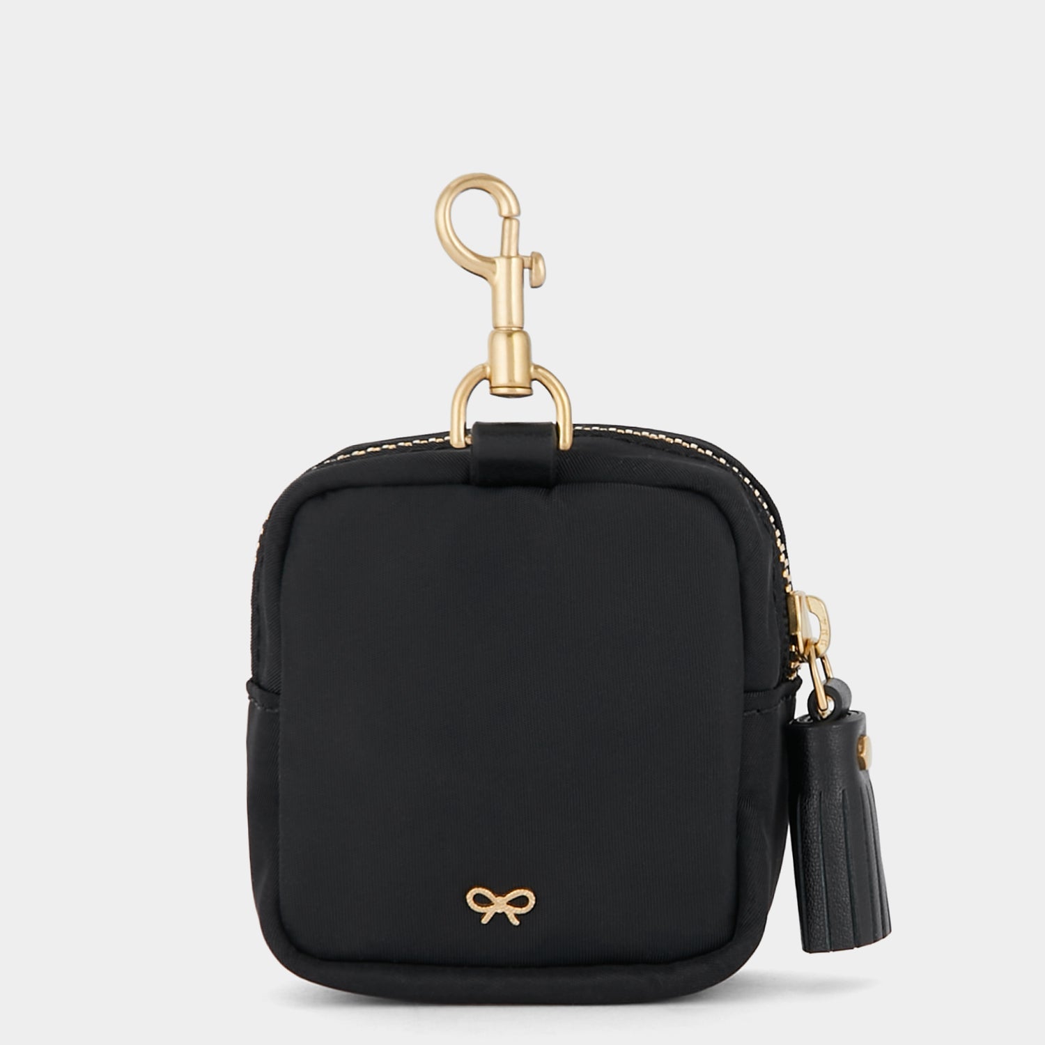 Earphones Pouch -

          
            Regenerated Econyl® in Black -
          

          Anya Hindmarch US
