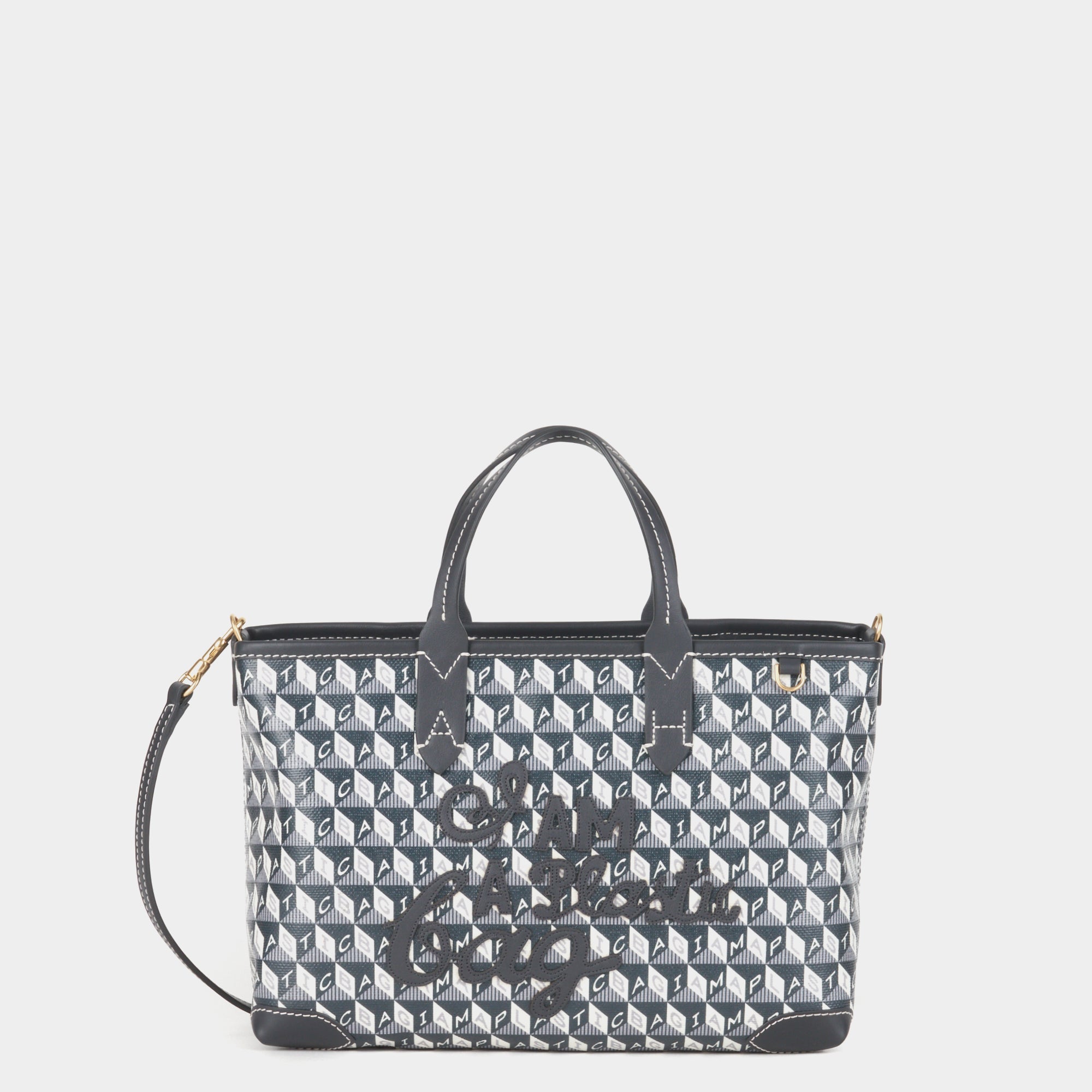 I Am A Plastic Bag XS Motif Tote -

                  
                    Recycled Canvas in Charcoal -
                  

                  Anya Hindmarch US
