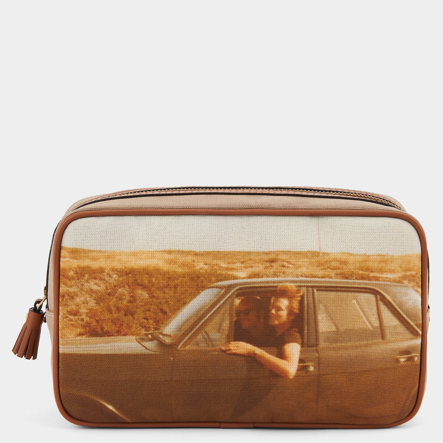 Be A Bag Large Wash bag -

          
            Recyled Canvas in Tan -
          

          Anya Hindmarch US
