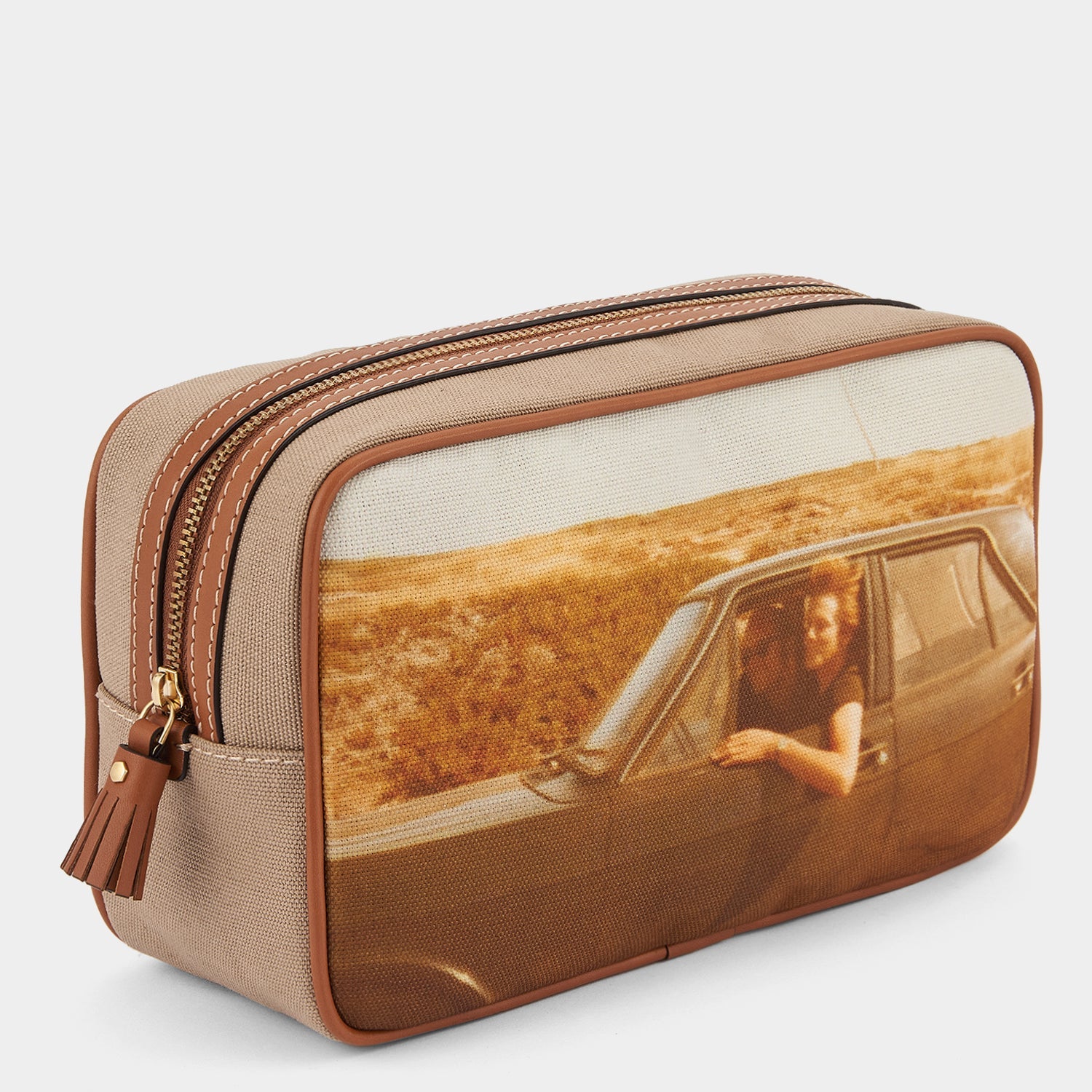 Be A Bag Large Wash bag -

          
            Recyled Canvas in Tan -
          

          Anya Hindmarch US
