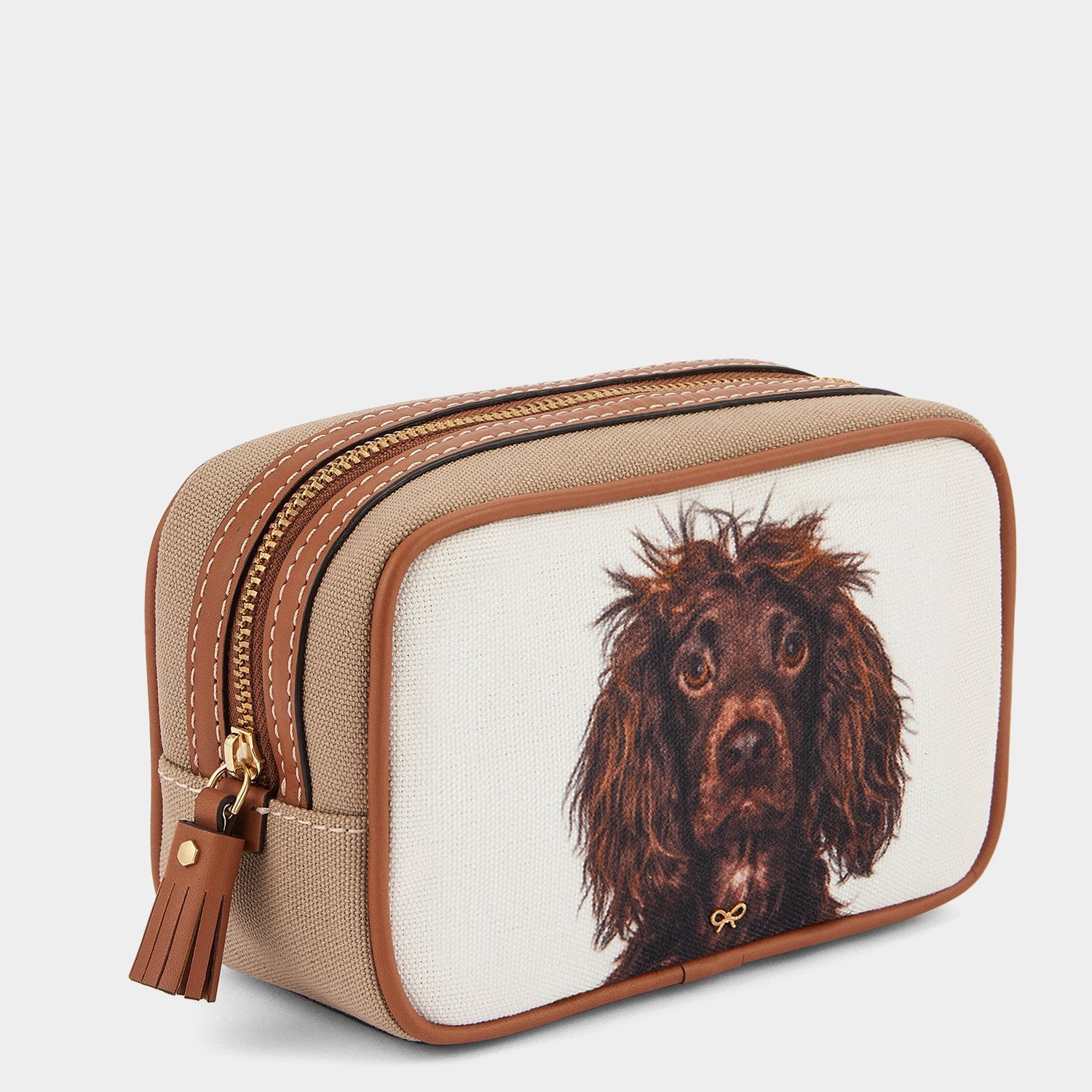 Be A Bag Small Wash bag -

          
            Recyled Canvas in Tan -
          

          Anya Hindmarch US
