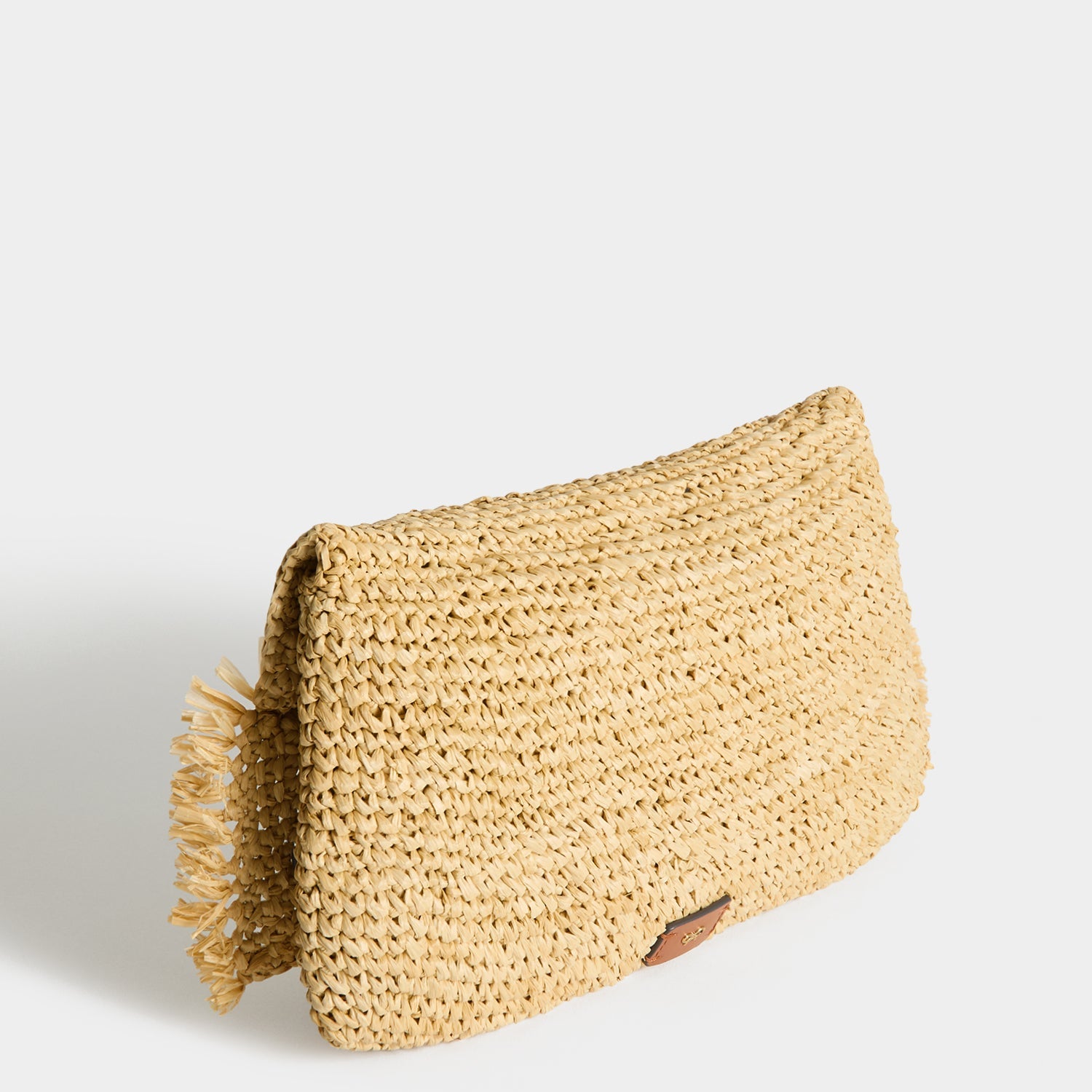 Raffia Bow Clutch -

          
            Raffia in Natural -
          

          Anya Hindmarch US

