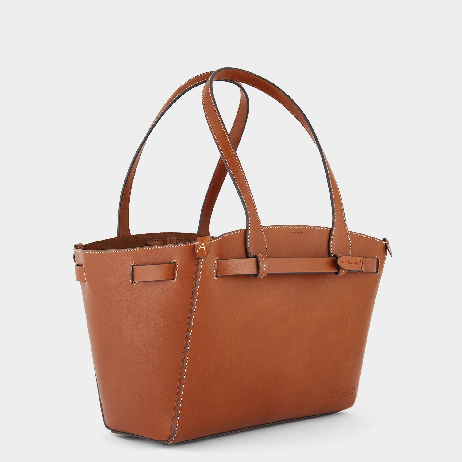 Return to Nature Small Tote -

          
            Compostable Leather in Tan -
          

          Anya Hindmarch US
