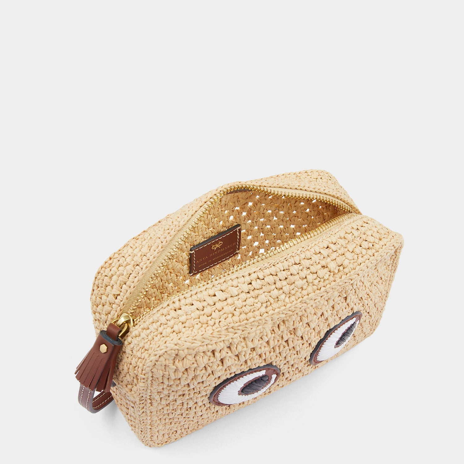 Raffia Eyes Cross-body -

          
            Raffia in Natural -
          

          Anya Hindmarch US
