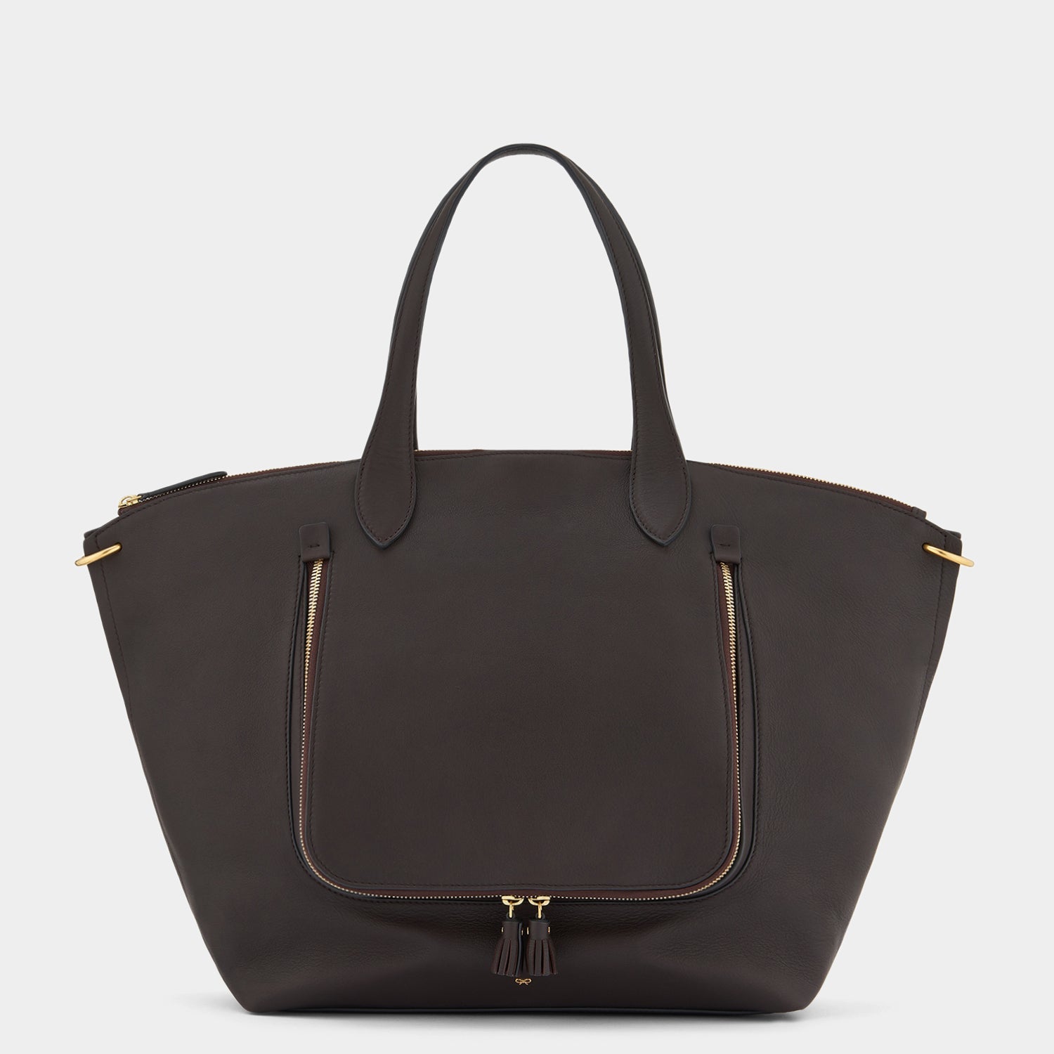Vere Slouchy Tote -

          
            Flat Leather in Coffee -
          

          Anya Hindmarch US
