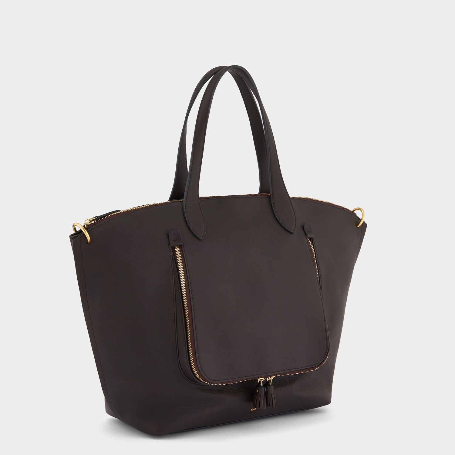 Vere Slouchy Tote -

          
            Flat Leather in Coffee -
          

          Anya Hindmarch US
