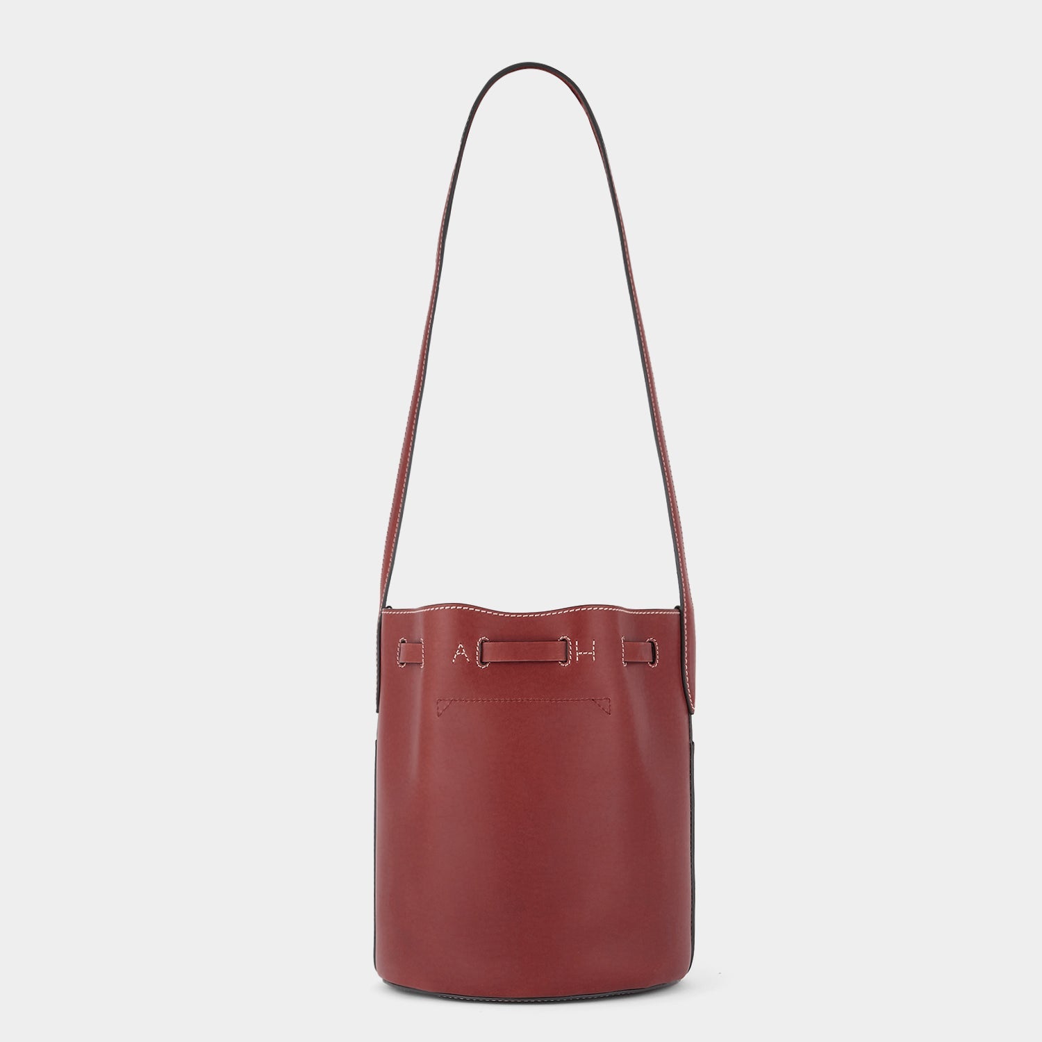 Return to Nature Small Bucket Bag -

          
            Compostable Leather in Rosewood -
          

          Anya Hindmarch US
