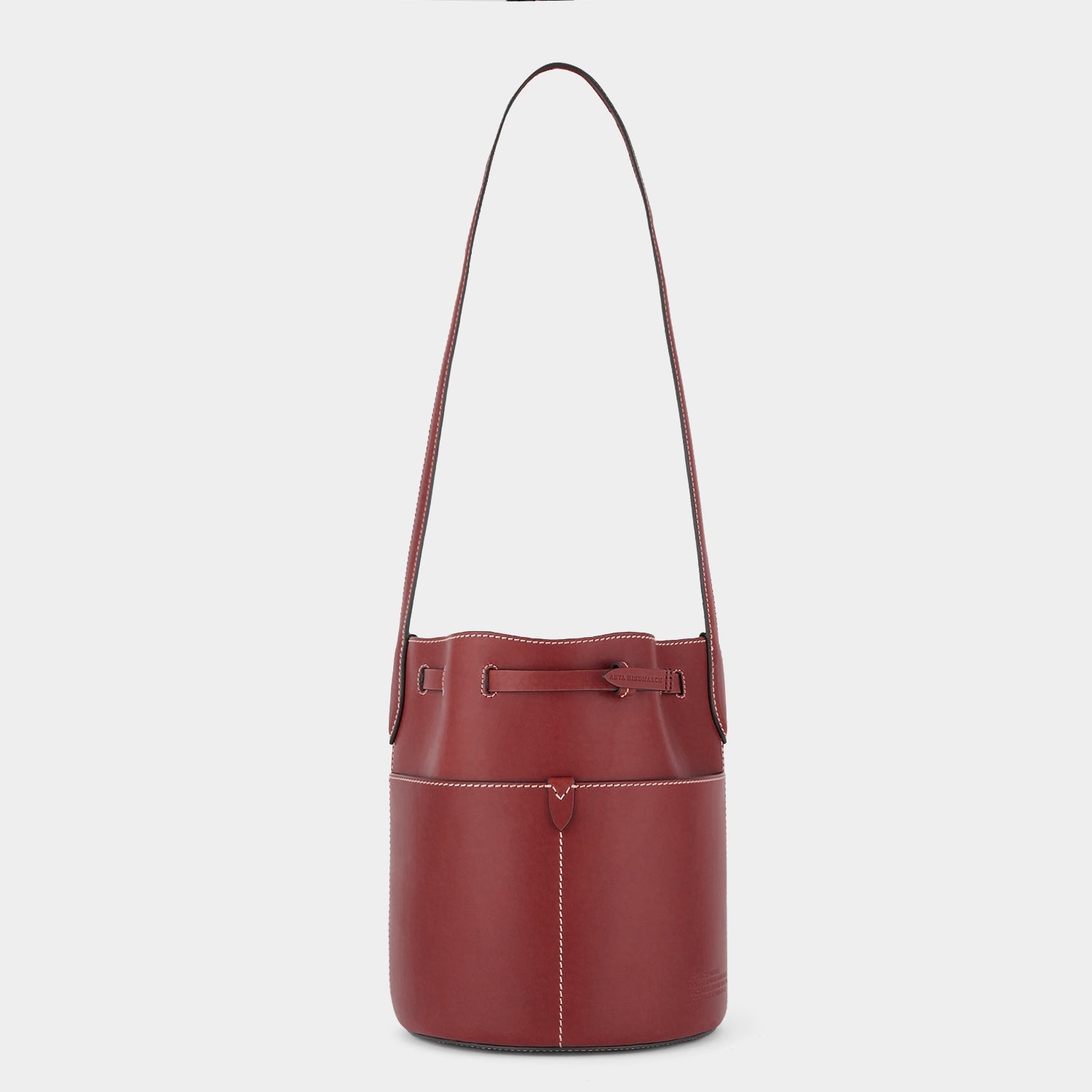 Return to Nature Small Bucket Bag -

          
            Compostable Leather in Rosewood -
          

          Anya Hindmarch US
